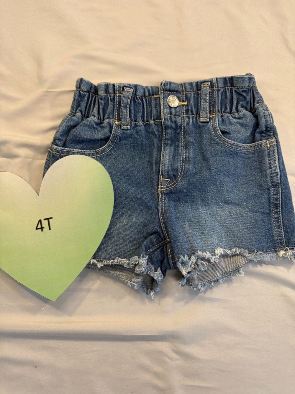 GAP Blue Denim Pull-On Shorts